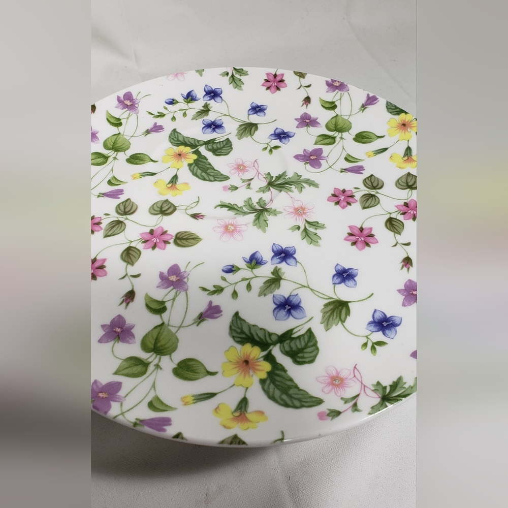 Queens snack plate & mug set, bone china. Made in England, EUC! - Picture 12 of 12